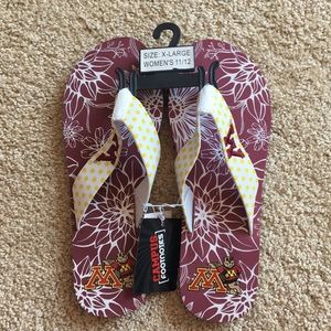 University of Minnesota Flip Flops